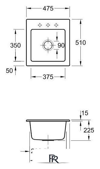 Кухонная мойка Villeroy & Boch Subway 45 XS 678101J0 - Изображение №2 — Интернет-магазин ПроЗаказ
