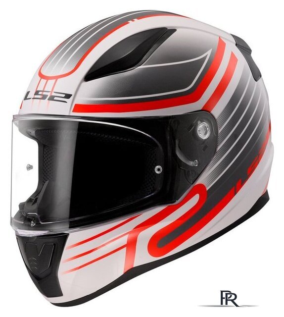Мотошлем LS2 FF353 Rapid 2 Circuit (S, белый/красный) - Изображение №5 — Интернет-магазин ПроЗаказ