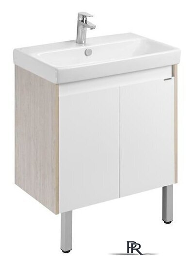  Акватон Тумба с умывальником Сканди Doors 70 1A2789K0SDB20 (белый/дуб верона) - Изображение №3 — Интернет-магазин ПроЗаказ