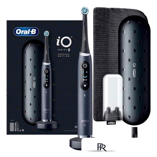 Электрическая зубная щетка Oral-B iO 9 Special Edition 4210201421801 (черный) - Изображение №1 — Интернет-магазин ПроЗаказ