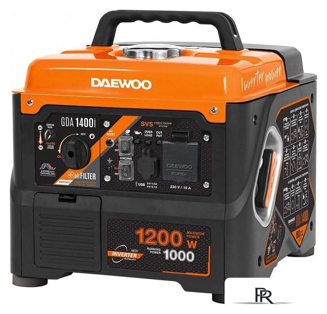 Бензиновый генератор Daewoo Power GDA 1400i - Изображение №1 — Интернет-магазин ПроЗаказ