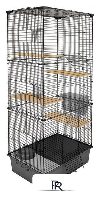 Клетка Дарэленд Craft 60 Шиншилла-3 43072сер-черн - Изображение №2 — Интернет-магазин ПроЗаказ