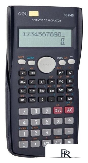 Инженерный калькулятор Deli ED82MS (темно-синий) - Изображение №1 — Интернет-магазин ПроЗаказ