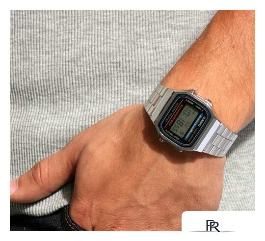 Наручные часы Casio A168WA-1 - Изображение №4 — Интернет-магазин ПроЗаказ
