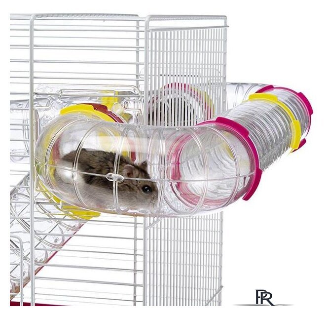 Клетка Ferplast Laura (розовый) 57912411W1 - Изображение №6 — Интернет-магазин ПроЗаказ