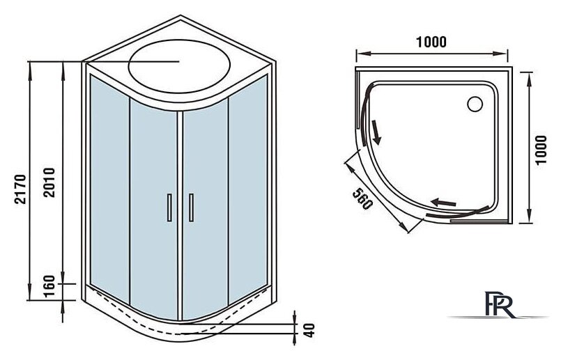 Душевая кабина WeltWasser WW500 Werra 1002 - Изображение №16 — Интернет-магазин ПроЗаказ