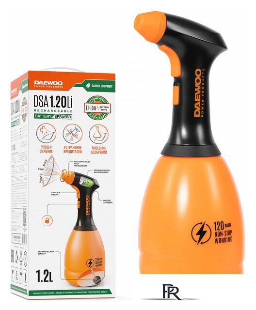 Аккумуляторный опрыскиватель Daewoo Power DSA 1.20Li - Изображение №1 — Интернет-магазин ПроЗаказ