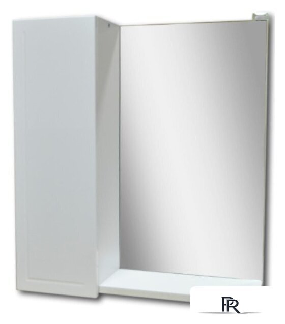  Гамма Шкаф с зеркалом для ванной 55.9 (левый) - Изображение №1 — Интернет-магазин ПроЗаказ