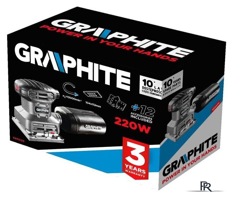 Виброшлифмашина GRAPHITE 59G320 - Изображение №4 — Интернет-магазин ПроЗаказ