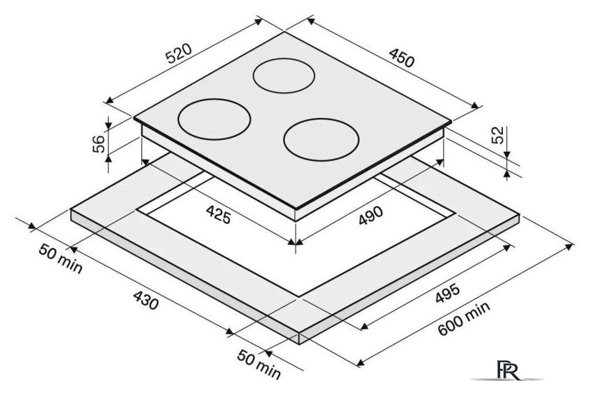 Варочная панель Krona Magier 45 BL 3BTK - Изображение №13 — Интернет-магазин ПроЗаказ