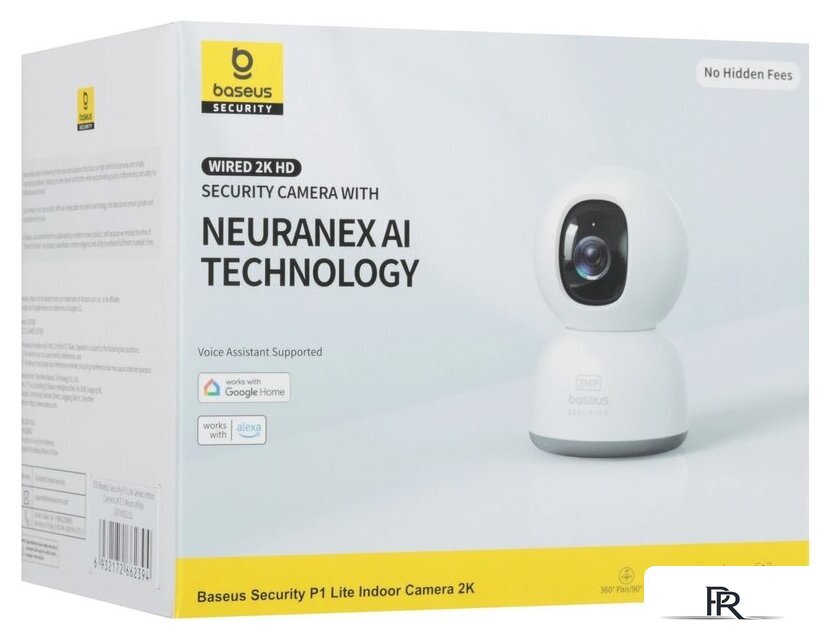 IP-камера Baseus Security P1 Lite 2K White - Изображение №7 — Интернет-магазин ПроЗаказ