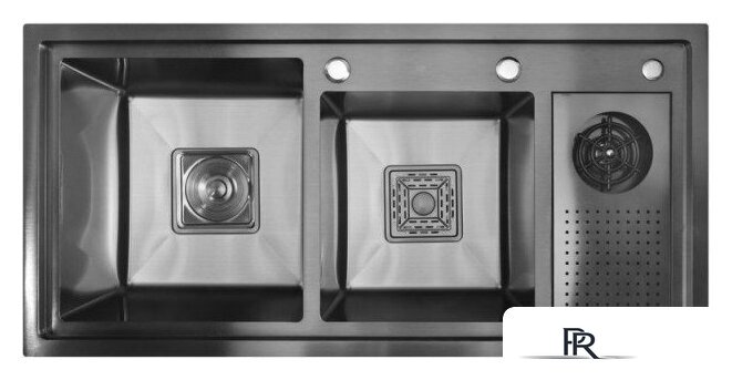 Кухонная мойка Wisent WM310048B + WW405B - Изображение №2 — Интернет-магазин ПроЗаказ