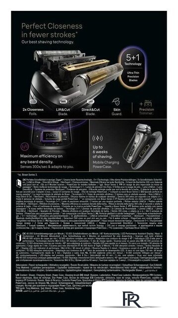 Электробритва Braun Series 9 Pro+ 9625s - Изображение №10 — Интернет-магазин ПроЗаказ