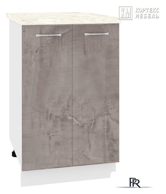 Шкаф напольный Кортекс-мебель Корнелия Лира НШ50р (оникс/марсель) - Изображение №1 — Интернет-магазин ПроЗаказ