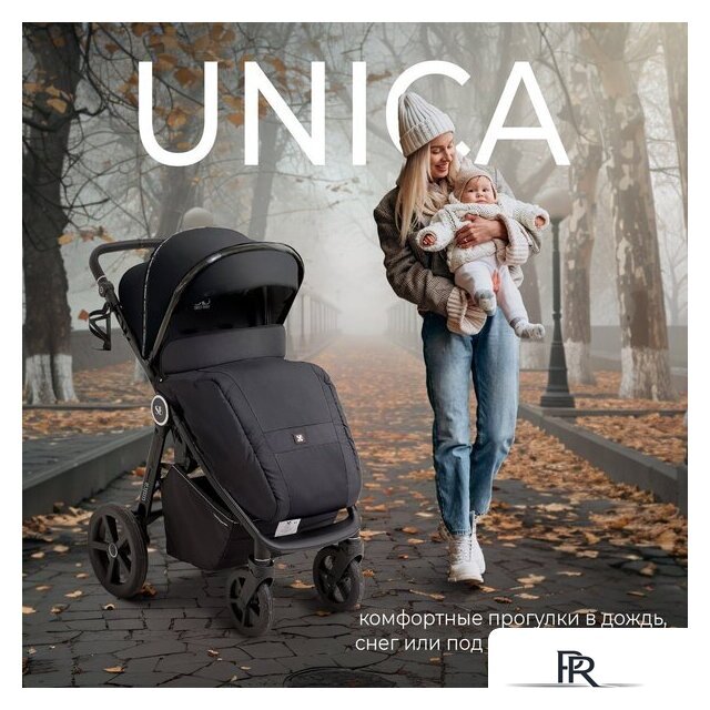 Коляска прогулочная «книга» Sweet Baby Unica (черный) - Изображение №2 — Интернет-магазин ПроЗаказ