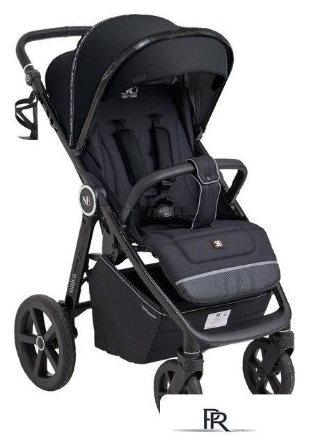 Коляска прогулочная «книга» Sweet Baby Unica (черный) - Изображение №1 — Интернет-магазин ПроЗаказ