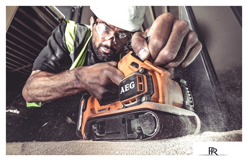 Ленточная шлифмашина AEG Powertools BHBS 18-75BL 4935459582 (без АКБ) - Изображение №3 — Интернет-магазин ПроЗаказ