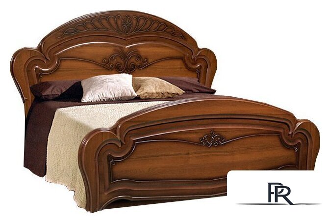 Кровать ФорестДекоГрупп Луиза 180x200 (орех) - Изображение №1 — Интернет-магазин ПроЗаказ