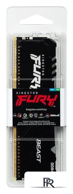 Оперативная память Kingston FURY Beast RGB 32ГБ DDR4 3600 МГц KF436C18BB2A/32 - Изображение №4 — Интернет-магазин ПроЗаказ