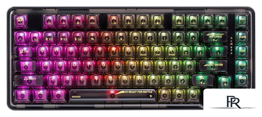 Клавиатура Redragon Elf Pro (прозрачный/черный) - Изображение №1 — Интернет-магазин ПроЗаказ