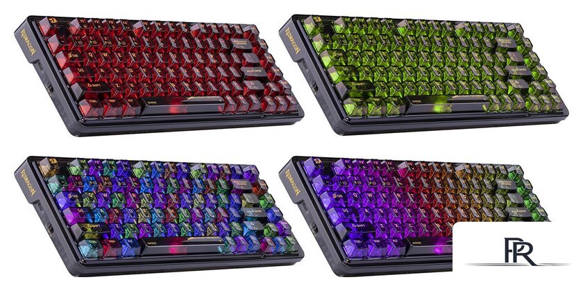 Клавиатура Redragon Elf Pro (прозрачный/черный) - Изображение №4 — Интернет-магазин ПроЗаказ