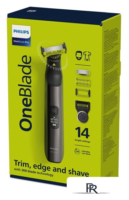 Триммер для бороды и усов Philips OneBlade Pro QP6551/15 - Изображение №2 — Интернет-магазин ПроЗаказ
