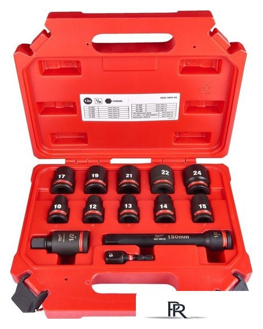 Набор головок слесарных Milwaukee Shockwave 4932480456 (13 шт) - Изображение №1 — Интернет-магазин ПроЗаказ