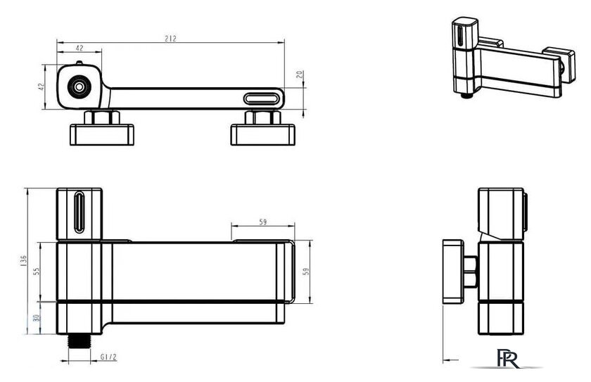Смеситель Esko Abu Dhabi ABU54 - Изображение №3 — Интернет-магазин ПроЗаказ
