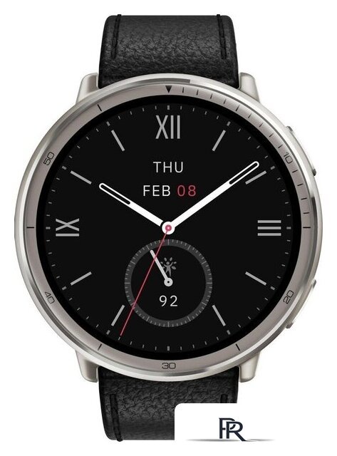 Умные часы Amazfit Active 2 Premium (серебристый, с черным кожаным ремешком) - Изображение №3 — Интернет-магазин ПроЗаказ