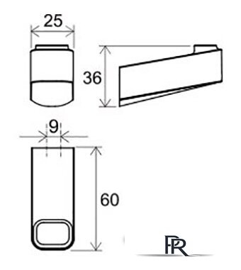 Крючок для ванны Ravak X07P353 - Изображение №2 — Интернет-магазин ПроЗаказ