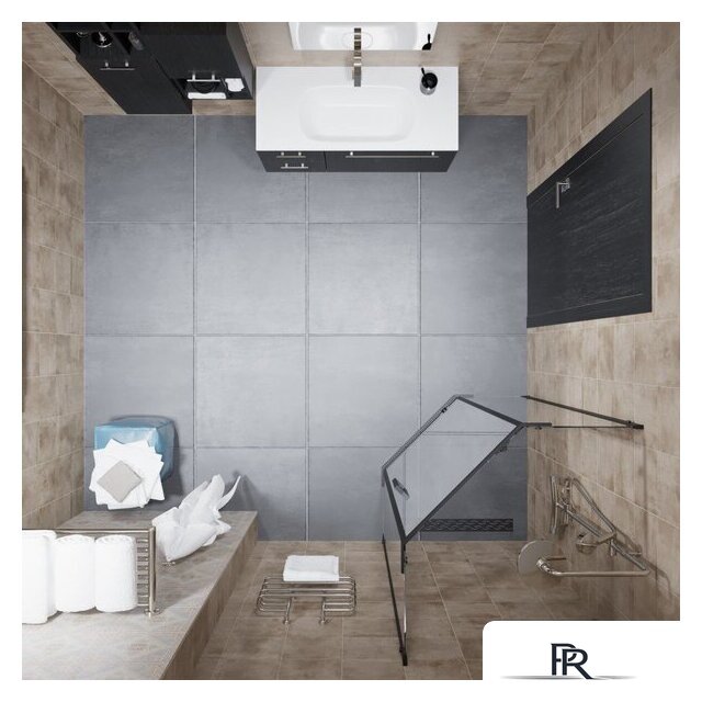 Душевой уголок Triton Дека-Блэк 100х100 (без поддона) - Изображение №7 — Интернет-магазин ПроЗаказ