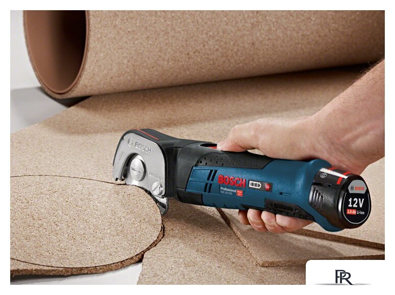 Листовые электрические ножницы Bosch GUS 12V-300 Professional 06019B2904 (с 2-мя АКБ, кейс) - Изображение №3 — Интернет-магазин ПроЗаказ