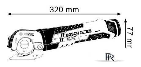 Листовые электрические ножницы Bosch GUS 12V-300 Professional 06019B2904 (с 2-мя АКБ, кейс) - Изображение №5 — Интернет-магазин ПроЗаказ