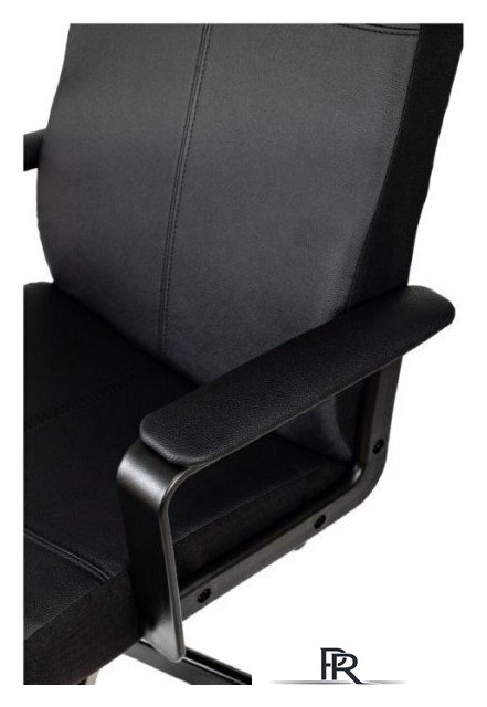 Офисное кресло Бюрократ Dominus (черный, экокожа) - Изображение №4 — Интернет-магазин ПроЗаказ