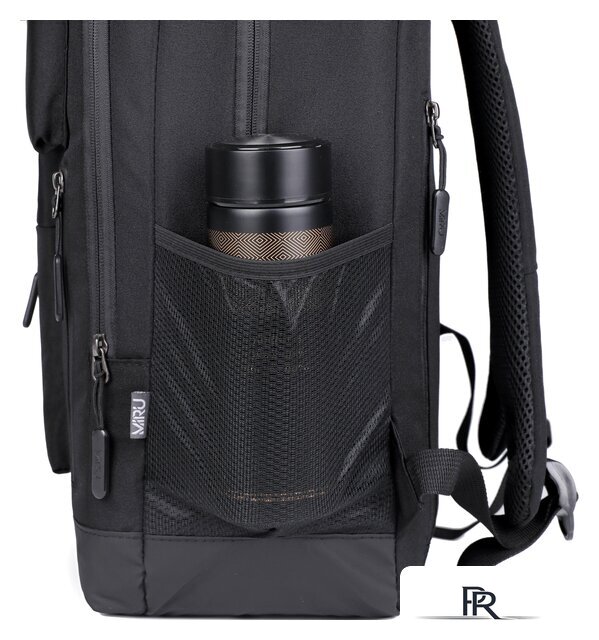 Городской рюкзак Miru Sallerus 15.6 (черный) - Изображение №6 — Интернет-магазин ПроЗаказ