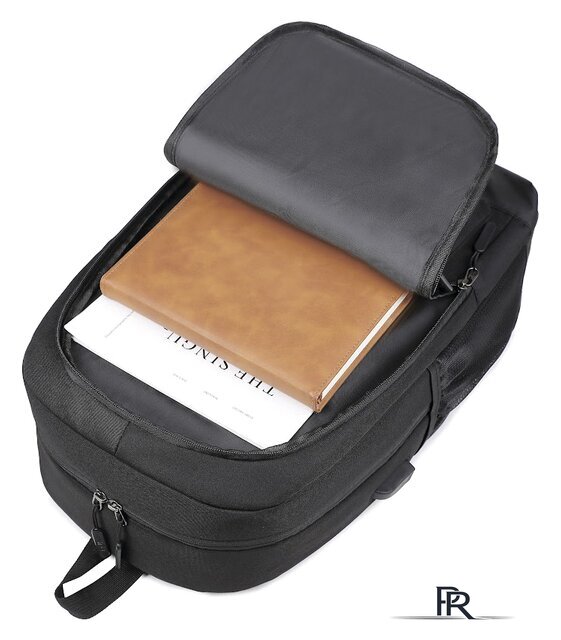 Городской рюкзак Miru Sallerus 15.6 (черный) - Изображение №21 — Интернет-магазин ПроЗаказ