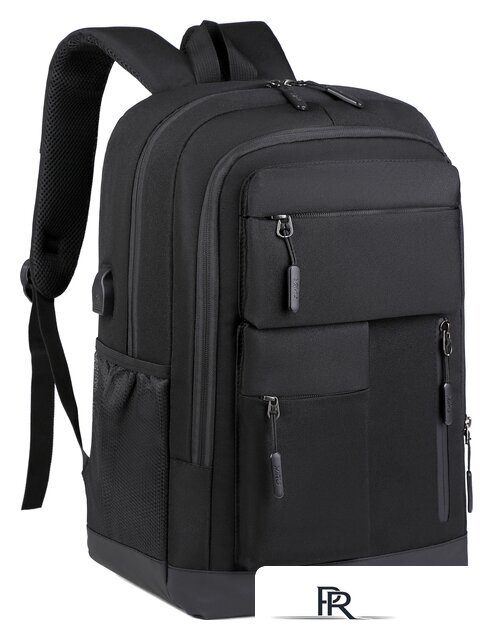 Городской рюкзак Miru Sallerus 15.6 (черный) - Изображение №2 — Интернет-магазин ПроЗаказ