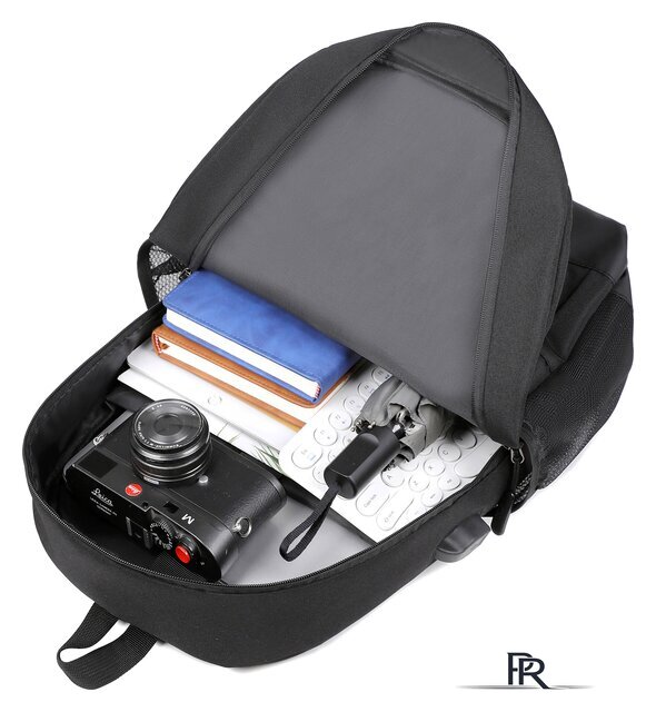 Городской рюкзак Miru Sallerus 15.6 (черный) - Изображение №9 — Интернет-магазин ПроЗаказ