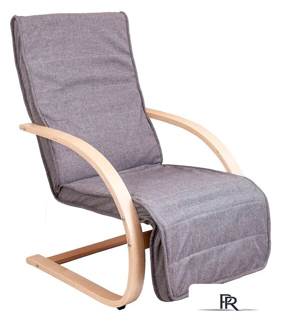 Интерьерное кресло AksHome Grand (ткань, серый) - Изображение №1 — Интернет-магазин ПроЗаказ