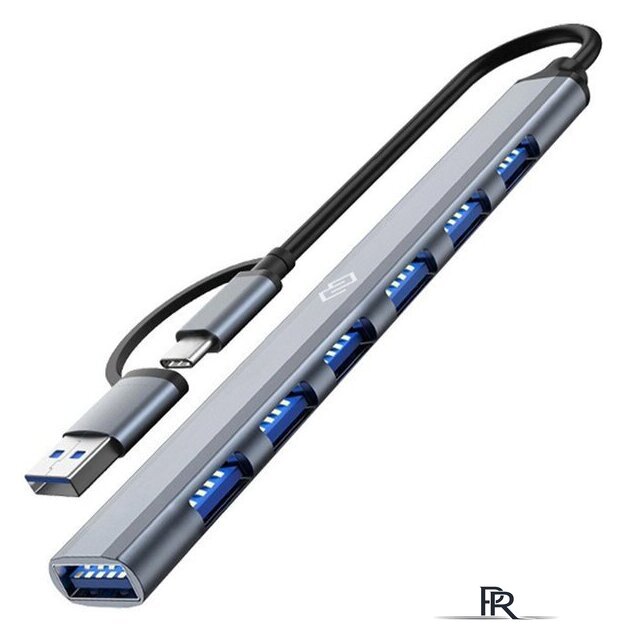 USB-хаб Digma DHUB-7USB-AC-3.0 - Изображение №1 — Интернет-магазин ПроЗаказ