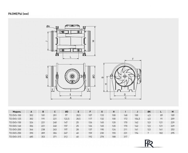 Осевой вентилятор Soler&Palau TD EVO-315 VAR - Изображение №7 — Интернет-магазин ПроЗаказ