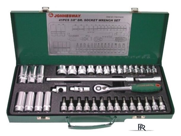 Набор трещотка с головками Jonnesway S04H3141S 41 предмет - Изображение №1 — Интернет-магазин ПроЗаказ