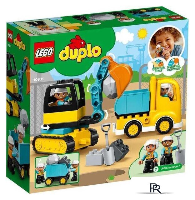 Конструктор LEGO Duplo 10931 Грузовик и гусеничный экскаватор - Изображение №2 — Интернет-магазин ПроЗаказ