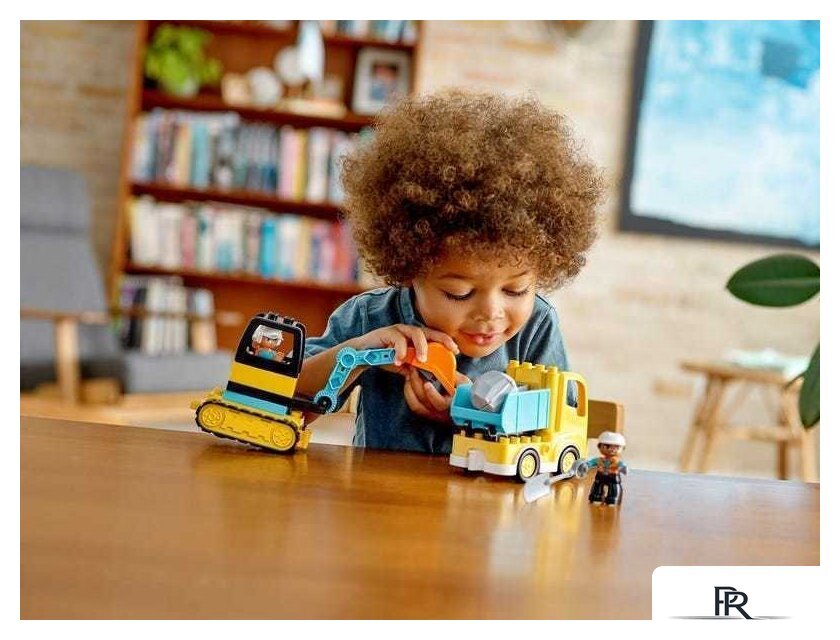Конструктор LEGO Duplo 10931 Грузовик и гусеничный экскаватор - Изображение №8 — Интернет-магазин ПроЗаказ