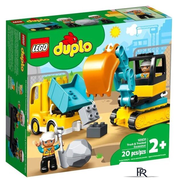 Конструктор LEGO Duplo 10931 Грузовик и гусеничный экскаватор - Изображение №1 — Интернет-магазин ПроЗаказ