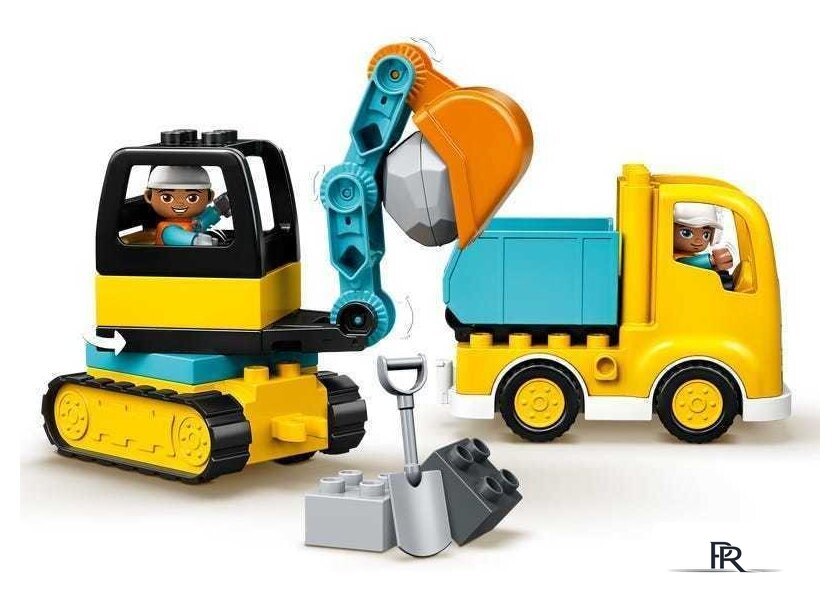 Конструктор LEGO Duplo 10931 Грузовик и гусеничный экскаватор - Изображение №6 — Интернет-магазин ПроЗаказ
