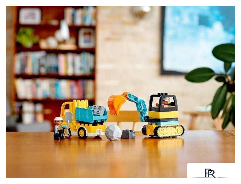 Конструктор LEGO Duplo 10931 Грузовик и гусеничный экскаватор - Изображение №9 — Интернет-магазин ПроЗаказ