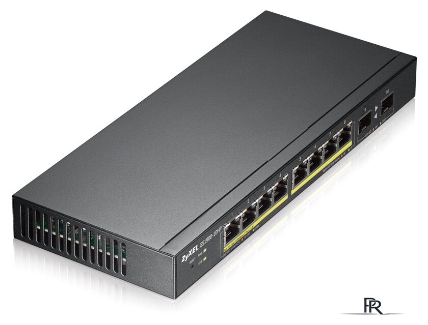 Управляемый коммутатор уровня 2+ Zyxel GS1900-10HP - Изображение №2 — Интернет-магазин ПроЗаказ