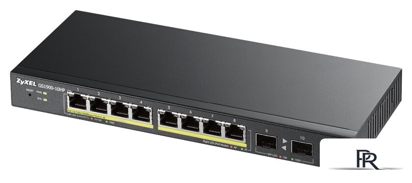 Управляемый коммутатор уровня 2+ Zyxel GS1900-10HP - Изображение №1 — Интернет-магазин ПроЗаказ