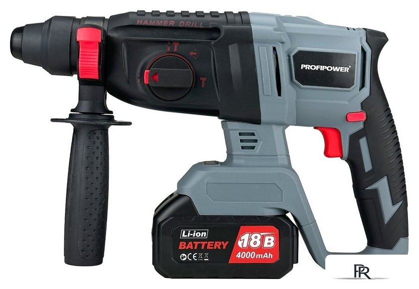 Перфоратор Profipower MKDHR-18V (с 1-им АКБ, кейс) - Изображение №2 — Интернет-магазин ПроЗаказ